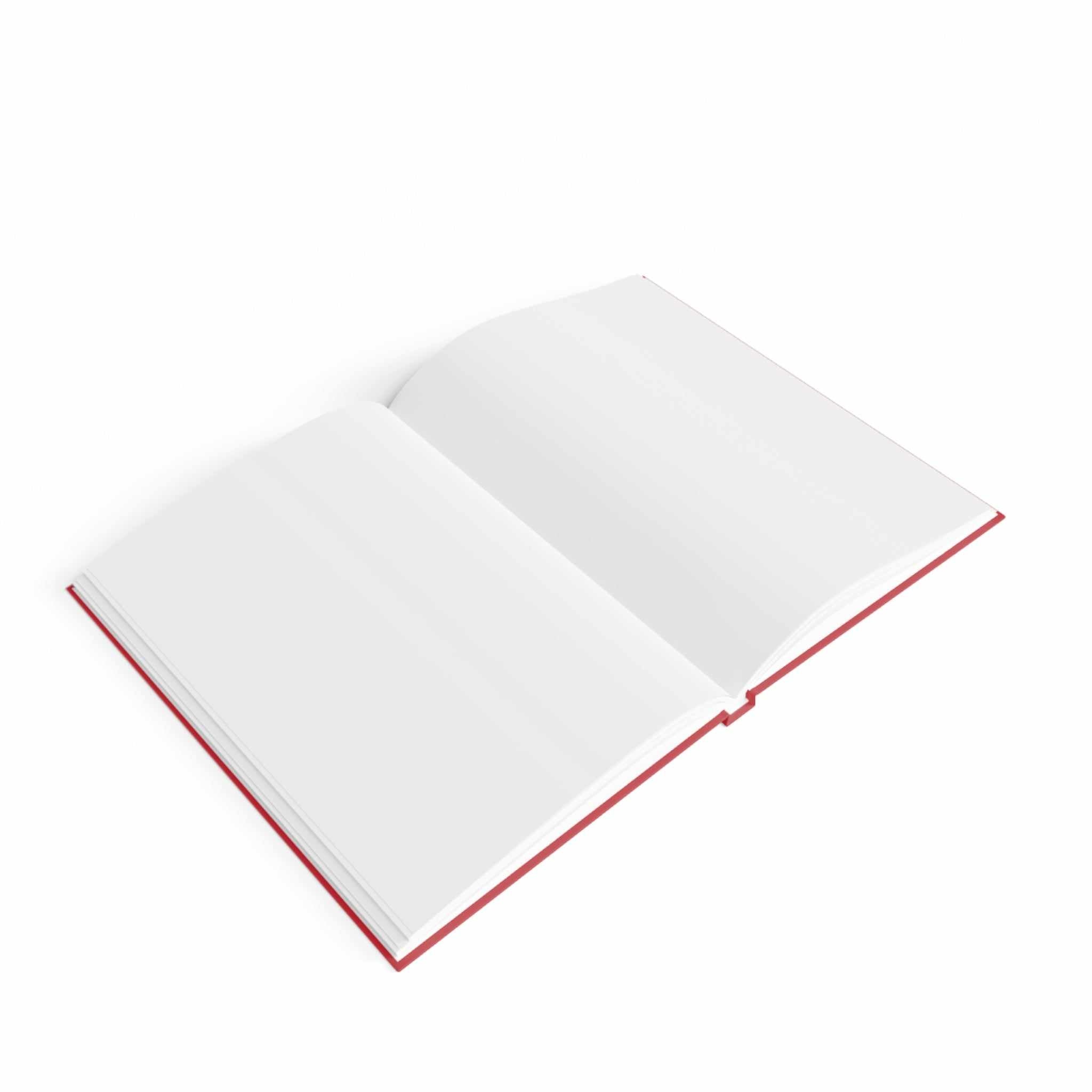 Open Believe in Yourself Journal with blank white pages
