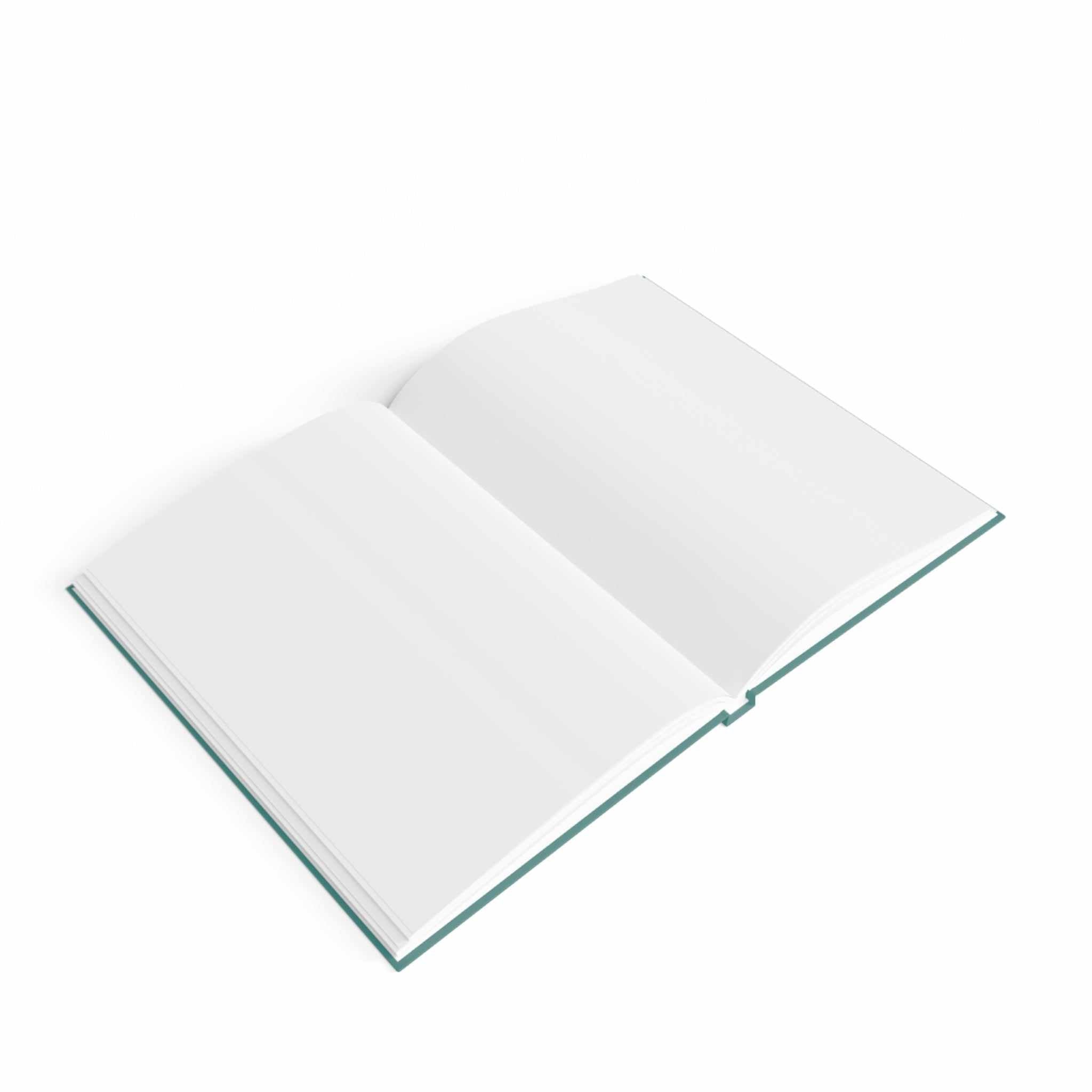 Open blank Vision Board Journal with casewrap binding and 128 pages for goal setting