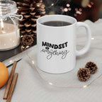Power of Mindset Mug with "Mindset is everything" text