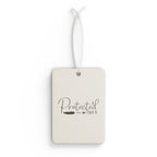 Protected Psalm 91 car air freshener with minimalist design
