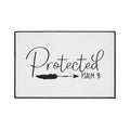 Psalm 91 Floor Mat with "Protected" text
