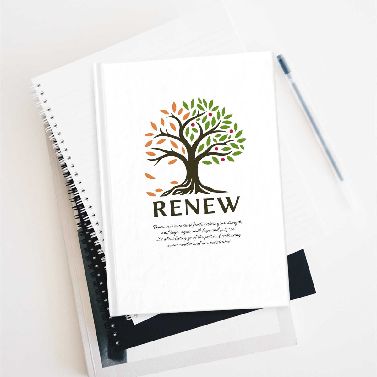Renew Journal with blank pages for writing and drawing