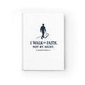 Walk by Faith Vision Board hardcover journal with inspirational quote