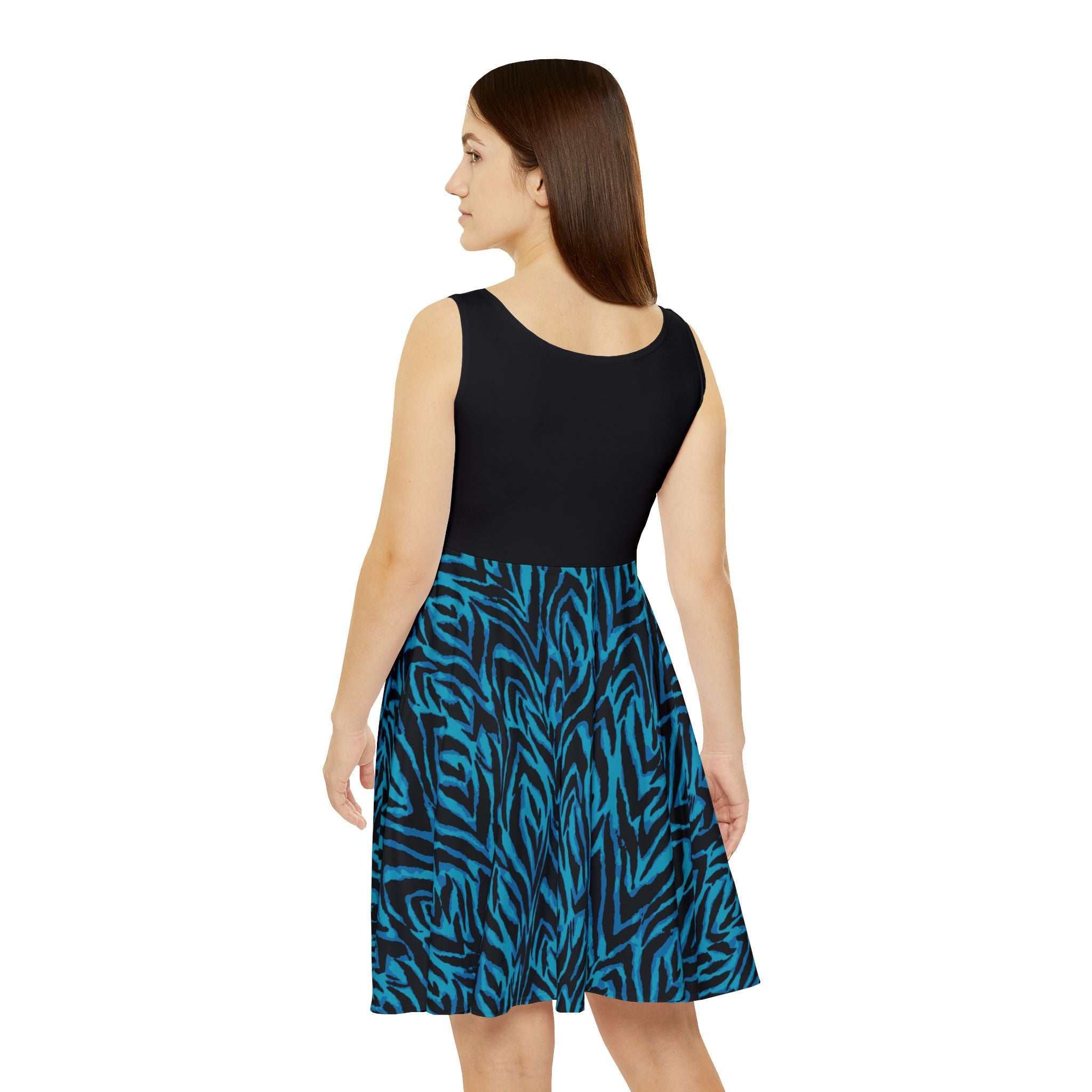 Woman wearing a Blessed Skater Dress